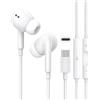 Chen Che Cuffie USB C, auricolari USB C, cuffie cablate con microfono e controllo del volume con cancellazione del rumore, auricolari cablati tipo C per iPhone 15/16/17, per Samsung Galaxy serie A/S, per tutti