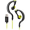 SBS Sconosciuto SBS Sport EARSET auricolari cablati, auricolari USB-C con microfono per Samsung, Oppo, Xiaomi e altri, impermeabile IPX5, con 6 tappi per le orecchie inclusi
