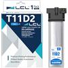 LCL T11D2 Ciano Cartucce d'inchiostro Compatibile con Epson T11D T11D1 | T11D2 T11D3 T11D4 Compatibile per Epson Workforce Pro WF-C5390DW WF-C5890DWF WF-C5390DN WF-C5390DW/BAM(1-Pack)