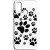 Mixroom - Cover Custodia Back case In TPU Silicone Morbida Per Huawei P Smart 2020 Fantasia Orme Gatto E75