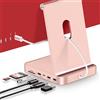 Minisopuru Hub USB C per iMac 24 pollici 2021/2023/2024, iMac accessori supporta M.2 NVMe SSD, i Mac USB Hub per iMac M1/M3/M4, i-Mac USB adattatore con 10 Gbit/s, SD/TF, M.2 SSD (non incluso), Rosa