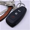 mt key Custodia protettiva in silicone per portachiavi per auto nero compatibile con Ford C-Max S-Max B-Max Galaxy Focus Mondeo Fiesta Kuga Smartkey