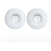 Generic Cuscinetti auricolari rotondi per cuffie professionali pieghevoli in testa, cuscinetti rotondi bianchi, di ricambio, 80 mm