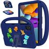 QJONSIU Cover Compatible con Honor Pad X8a, Funzione Stand, PC Antigraffio Protettiva, Antiurto Bambini Cover con Maniglia-Blu
