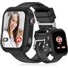MiracDan Smartwatch GPS con SIM 4G per Bambini - Orologio HD Video con Videochiamata, SOS, 7 Giochi, Sveglia, Modalità Classe, Contapassi