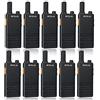 Retevis RT622P Walkie-Talkie Professionali, PMR446 1620 mAh Walkie Talkie Ricaricabili USB-C, VOX, Allarme di Emergenza, Portatile Ricetrasmittenti Mini per Hotel, Ristorante (10 Pezzi, Nero)