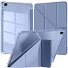 YeaQuelior Custodia per Galaxy Tab A8 10,5 (SM-X200/X205/X207), Blu-grigio | Cover Protettiva Tablet con Supporto Sottile e Leggero, Auto Svegliati/Sonno