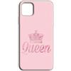 Mixroom - Cover Custodia Back case In TPU Silicone Morbido Per Motorola Moto G32 Fantasia Queen Pink Rosa M736