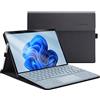 Omnpak Custodia per Microsoft Surface Pro 8 (13 Pollici Surface Cover), Case con Porta Penna, Compatibile con Type Cover Keyboard