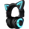 yowujp YOWU Cuffie Bluetooth 5.2 per PC/PE/Switch/PS4/PS5 con microfono e effetto luce RGB personalizzabile