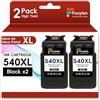 Fooylen 540XL PG 540 XL Nero Compatibile con Canon 540XL Cartucce per stampanti 540 PG 540 PG-540XL per Canon Pixma TS5150 MG3650s TS5151 MG4250 MX475 MG3600 MG3650 TS5100 MX395 (2 Nero)