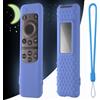 Generico Custodia per Samsung TV BN59-01432, custodia protettiva per telecomando, custodia di copertura in silicone antigoccia, guscio per telecomando con cordino (Blu luminoso)