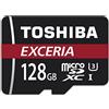 Toshiba Scheda di Memoria microSDXC 128GB - Exceria - 90MB/s - Classe 10 - UHS-I - U3 + Adattatore, Nero, THN-M302R1280EA