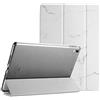 ProCase iPad Air (3rd Gen) 10.5 2019 / iPad Pro 10.5 2017 Custodia -Ultra Sottile e Leggero Supporto Auto Svegliati/Sonno, Cover Posteriore Traslucida per iPad Air (3rd Gen) 10.5 2019-Marmo bianco