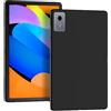 GIOPUEY Cover per Lenovo Idea Tab 11 2025, Guscio posteriore in TPU morbido, Ultra-sottile, Anti-vibrazione e anti-scivolo - Nero