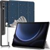 QJONSIU Custodia Compatible con Samsung Galaxy Tab S10+, [Funzione Stand] Smart Cover con Auto Sleep Wake, Custodia Protettiva in PU e PC Antigraffio-2