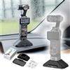 JJC Supporto da tavolo in silicone per Insta360 Luna Ultra Car Dash Mount | Supporto da scrivania antiscivolo con piastra adesiva, adattatore per cruscotto auto stabile (senza blocco per pulsanti e