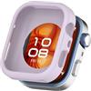 Generic Custodia in silicone compatibile con Huawei Watch Fit 4, flessibile, in silicone, antigraffio, custodia protettiva per Huawei Watch Fit 4 Smartwatch (Lila-B)