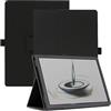 AKNICI Custodia Cover per BOOX Tab X C Tablet 13,3 Pollici, Pelle PU Cover Custodia Protettiva con Cinghia di Sicurezza e Magnete e Funzione di Supporto
