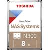Toshiba N300 (8 TB, 3.5"), Disco rigido