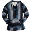 Generisch Felpa con cappuccio messicana Hippie Surf Poncho Pullover Pullover Maglione Uomo