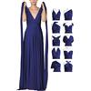 72styles Abito Infinity Cerimonia Donna, Abito Damigella Donna, Lungo, Maxi, Taglie Forti, Abito Elegante Donna Cocktail Festa