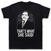 My Icon Art & Clothing Office Michael Scott That's What She Said Comedy TV - Maglietta da uomo