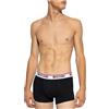 MOSCHINO Confezione da 2 boxer bicolore con logo e vivi in contrasto colore bianco e nero