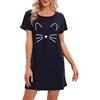 MAGIC ARMOR Negligees - Camicia da notte da donna, a maniche corte, taglie S-XXL
