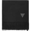 GUESS Uomo Sciarpa AM9568POL03 Poliestere Nero Taglia Unica