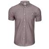 Xact Camicia da Uomo a Maniche Lunghe o Corte con Colletto Button-Down in Oxford, vestibilità Regolare