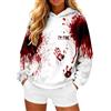 Generic Felpa con Cappuccio Maniche Lunghe con Stampa di, vestibilità Ampia Casual | Maglioni Rossi Collo Alto Bianco Fucsia Larghe Bottoni Panda Supply Vendute Verdi Pipistrello Mbappe Azzurro