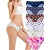 KUKU PANDA No Show Mutandine per le Donne Senza Cuciture Allenamento Biancheria Intima Invisibile Nylon Spandex Mutandine per Le Signore 6 Pack Set