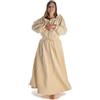 HEMAD Gonna medievale Duzabel in puro cotone rosso, nero, beige, marrone S/M, L/XL, XXL/XXXL