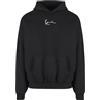 Karl Kani Felpa con cappuccio da uomo Small Signature Essentia OS Black