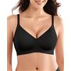 SHARICCA Reggiseno confortevole da donna senza ferretto, in cotone, senza ferretto, reggiseno push up senza ferretto, con reggiseno imbottito