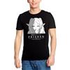 Elbenwald Frieren T-Shirt con Motivo di Personaggio per Uomini Donne Unisex Cotone Nero