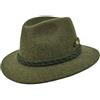 Melegari Faustmann Cappello Tirolese Loden Landhut | Cappello da Montagna | Cappello Alpino | Uomo Donna | Estate/Inverno