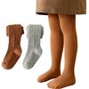 Snegyu Confezione da 2 Calze Collant Bambina Cotone Ragazza Calzamaglie Caldi per Ragazze Torna a Scuola Uniforme Solidi Termiche Calzini Cotone Ricco Leggings 1-10 Anni