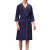 pvucpot Kimono Giapponese da Uomo in Cotone a Doppia Garza Vestaglia Plus Size Abbigliamento Zen Abbigliamento taoista M-L