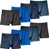 Pesail Boxer Uomo Cotone, Mutande Senza Etichetta Che gratta | Vestibilità aderente, lunghezza standard, dalla M alla 10XL, confezioni da quattro e otto, molte fantasie e colori