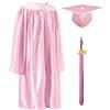 GraduatePro Bambini 2026 Cappello LaureaScuola Materna Prescolastico Costumi per la laurea Unisex 12 colori