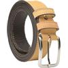 No Limits Cintura Uomo In Vera Pelle Effetto Nabuck Made In Italy Elegante Accorciabile Con Scatola