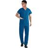 TCD Ricamo 0 Divisa Sanitaria Infermiere Casacca e Pantalone | Completo Medicale Unisex Uomo Donna | OSS Ospedale Estetista Veterinario Dentista | 100% Cotone