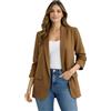 Miss Rouge Veste,Blazer,Colore Singolo, Manico a 3/4