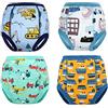 FLYISH DIRECT Confezione da 4 Mutandine di Apprendimento - Pantaloni da Addestramento per Neonati in Cotone Mutandine di Apprendimento per Bambini