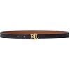 Lauren Ralph Lauren Cintura Reversibile Skinny Rev Lrl 20 412912038 Nero M