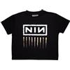Rock Off officially licensed products Nine inch Nails Downward Spiral Crop Top