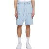 Urban Classics Open Edge Two Knee Denim Shorts Pantaloncini, New Light Blue Washed, 36 Uomo