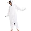 Kidukso Pigiama unisex per adulti, con drago, onesia, carino, animale, pigiameria, drago, costume per Halloween, Natale, feste per donne, uomini, nero